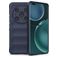 Mobigear Bumpy HONOR Magic 4 Pro Hoesje Flexibel TPU Backcover - Donkerblauw
