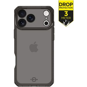 ITSKINS Level 2 SpectrumClear R iPhone 17 Pro Max Hoesje Flexibel TPU Backcover Shockproof - Smoke