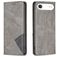 Mobigear Rhombus Slim iPhone Air Hoesje Bookcase - Grijs