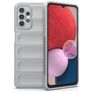 Mobigear Bumpy Samsung Galaxy A13 4G Hoesje Flexibel TPU Backcover - Grijs