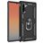 Mobigear Armor Ring Samsung Galaxy Note 10 Hoesje Hardcase Backcover Shockproof met Ringhouder - Zwart