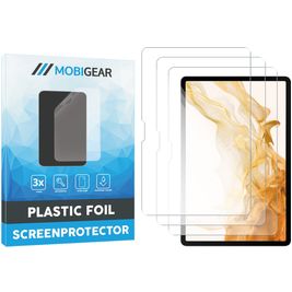 Mobigear Samsung Galaxy Tab S8 Screenprotector Folie - Case Friendly (3-Pack)