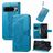 Mobigear Butterfly Google Pixel 8 Pro Hoesje Bookcase Portemonnee - Blauw