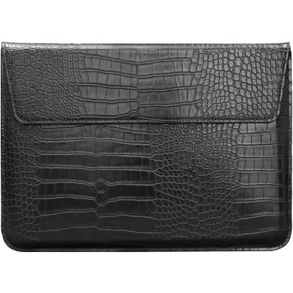 Mobigear Envelope Croco Laptop Sleeve (max 23 cm x 33 cm) Laptop hoes - Zwart