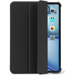 Decoded Textured Slim iPad Air 13 Inch (2024) Hoes Flexibel Siliconen Bookcase - Antraciet
