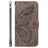 Mobigear Butterfly Samsung Galaxy S25 Plus Hoesje Bookcase Portemonnee - Grijs