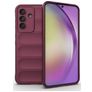 Mobigear Bumpy Samsung Galaxy A56 Hoesje Flexibel TPU Backcover - Wine Red