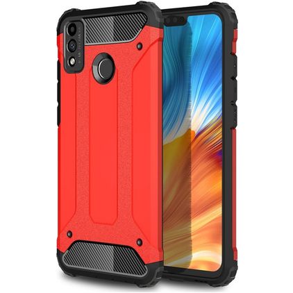 Mobigear Outdoor HONOR 9X Lite Hoesje Hardcase Backcover Shockproof - Rood