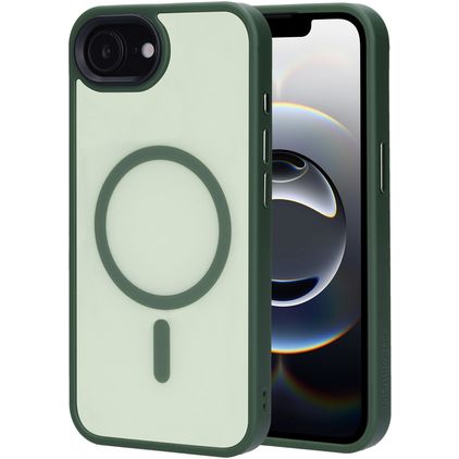Mobiparts Hardcover iPhone 17e MagSafe Hoesje Hardcase Backcover - Satin Green
