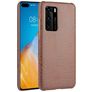 Mobigear Croco Huawei P40 Hoesje Hardcase Backcover - Bruin