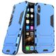 Mobigear Armor Stand iPhone XS Max Hoesje Hardcase Backcover Shockproof met Standaard - Blauw