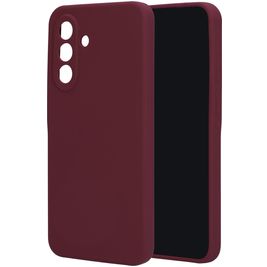 Mobiparts Samsung Galaxy A36 Siliconen Hoesje Backcover - Plum Red