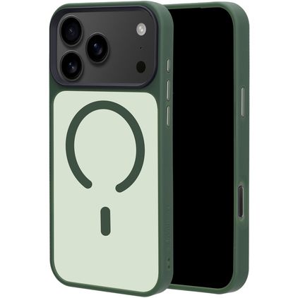 Mobiparts Hardcover iPhone 18 Pro Max MagSafe Hoesje Hardcase Backcover - Satin Green