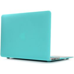 Mobigear Matte MacBook Air 13 Inch (2010-2019) Hoes Hardshell Laptopcover MacBook Case - Turquoise - Model A1369 / A1466