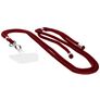 Mobiparts Phonecord Universeel Telefoonkoord Verstelbaar - Plum Red