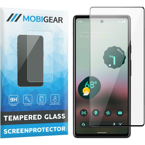 Mobigear Premium Google Pixel 7a Glazen Screenprotector - Case Friendly - Zwart