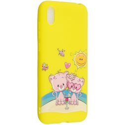 Mobigear Design HONOR 8S Hoesje Flexibel TPU Backcover - Beer
