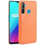 Mobigear Croco Realme C3 Hoesje Hardcase Backcover - Oranje