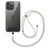 Mobigear Lanyard Universeel Verstelbaar Telefoonkoord - Grijs