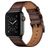 Mobigear Firenze Leren Apple Watch Bandje Gespsluiting - 49/46/45/44 mm - Bruin
