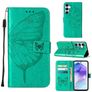Mobigear Butterfly Samsung Galaxy A55 Hoesje Bookcase Portemonnee - Groen