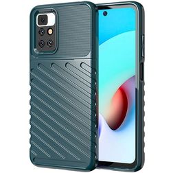 Mobigear Groove Xiaomi Redmi 10 4G Hoesje Flexibel TPU Backcover - Groen