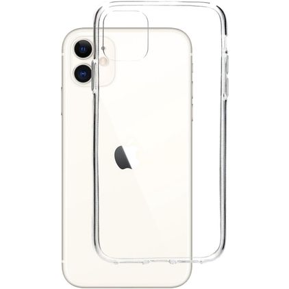 Mobiparts Classic Doorzichtig iPhone 11 Hoesje Flexibel TPU Backcover - Transparant
