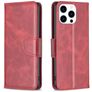 Mobigear Excellent iPhone 16 Pro Hoesje Bookcase Portemonnee - Rood