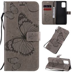 Mobigear Butterfly Samsung Galaxy S10 Lite Hoesje Bookcase Portemonnee - Grijs