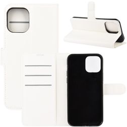 Mobigear Classic iPhone 12 Pro Hoesje Bookcase Portemonnee - Wit