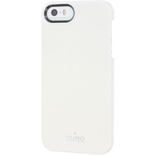 Puro Eco iPhone SE (2016) Hoesje Backcover - Wit