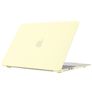 Mobigear Cream Matte MacBook Air 15 Inch (2023-2026) Hoes Hardshell Laptopcover MacBook Case - Geel - Model A2941 / A3114 / A3241 / A3448