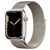 Mobigear Loop Milanese Apple Watch Bandje Magneetsluiting - 49/46/45/44 mm - Sterrenlicht