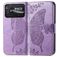 Mobigear Butterfly POCO C40 Hoesje Bookcase Portemonnee - Paars