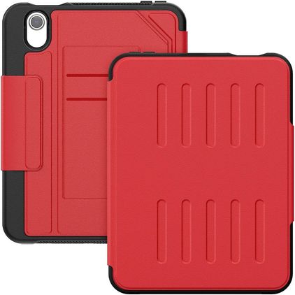 Mobigear Magnetic Folio iPad Mini 7 (2024) Hoes Bookcase + Stylus Houder - Rood