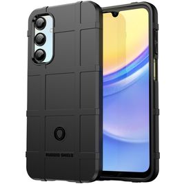 Mobigear Rugged Shield Samsung Galaxy A16 Hoesje Flexibel TPU Backcover Shockproof - Zwart