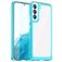 Mobigear Crystal Samsung Galaxy S23 Ultra Hoesje Hardcase Backcover - Transparant / Turquoise