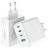 Mobilize Wall Charger 4 USB Oplader Power Delivery 140W - Wit