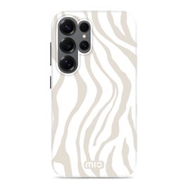 MIO Samsung Galaxy S25 Ultra MagSafe Hoesje Hardcase Backcover - Sandy Zebra