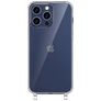 Mobigear Mix & Match Doorzichtig iPhone 15 Pro Flexibel TPU Hoesje met koord - Transparant