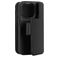 Decoded Detachable Wallet iPhone 15 Pro MagSafe Hoesje Echt Leer Uitneembare 2in1 Bookcase Portemonnee - Zwart