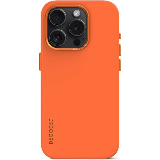 Decoded iPhone 15 Pro Siliconen Hoesje Backcover - Apricot Crush