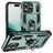 Mobigear Armor Ring iPhone 17 Pro Hoesje Hardcase Backcover Shockproof met Ringhouder - Groen