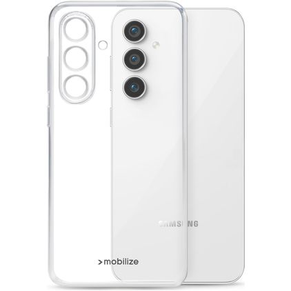 Mobilize Gelly Doorzichtig Samsung Galaxy S23 FE Hoesje Flexibel TPU Backcover - Transparant