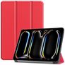 Mobigear Tri-Fold iPad Pro 11 Inch (2025) Hoes Bookcase - Rood