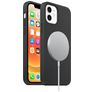 Mobigear Rubber Touch iPhone 12 Mini Siliconen MagSafe Hoesje Backcover - Zwart