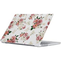 Mobigear Design MacBook Air 15 Inch (2023-2026) Hoes Hardshell Laptopcover MacBook Case - Flowers - Model A2941 / A3114 / A3241 / A3448