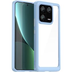 Mobigear Crystal Xiaomi 13 Pro Hoesje Hardcase Backcover - Transparant / Blauw