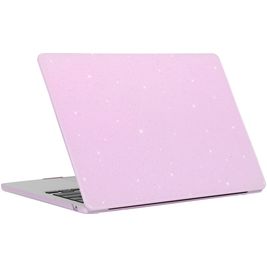 Mobigear Sparkling Cream MacBook Pro 13 Inch (2016-2023) Hoes Hardshell Laptopcover MacBook Case - Paars - Model A1706 / A1708 / A1989 / A2159 / A2289 / A2251 / A2338