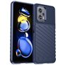 Mobigear Groove POCO X4 GT Hoesje Flexibel TPU Backcover - Blauw